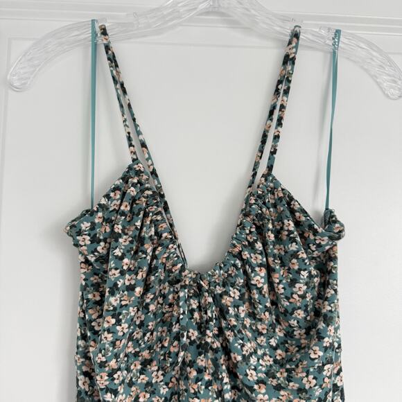 Z supply Melinda Ditsy Mini Print Maxi Dress Size L NWT - Picture 3 of 8